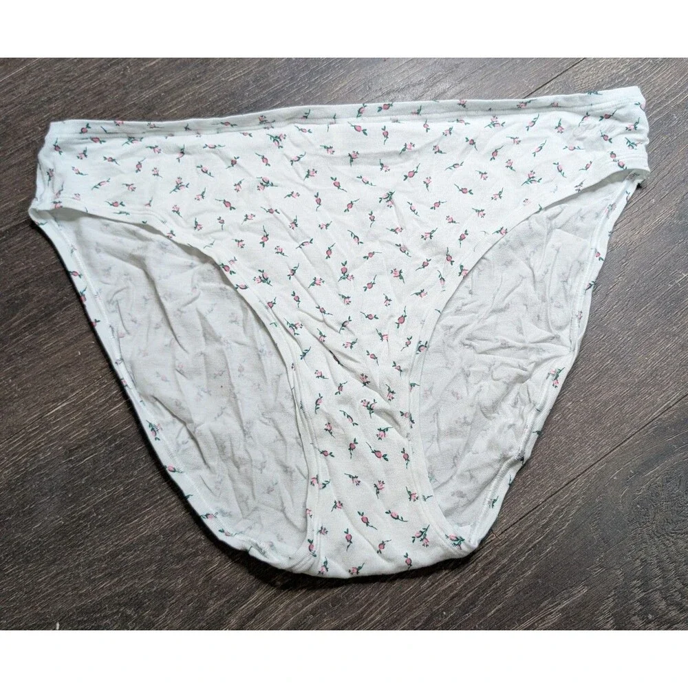 Pink VICTORIA'S SECRET XXL White LIGHTWEIGHT LOGO PANTIES New Without (322D)